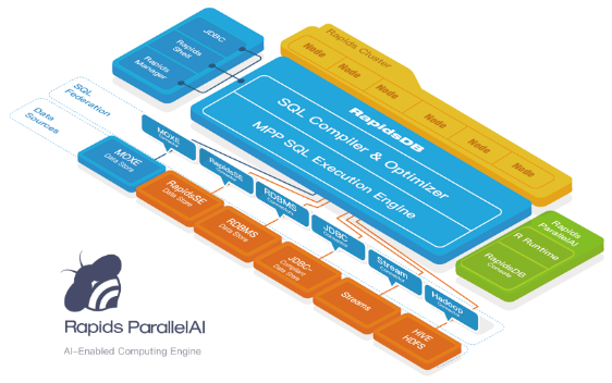 Rapids ParallelAI architecture diagram